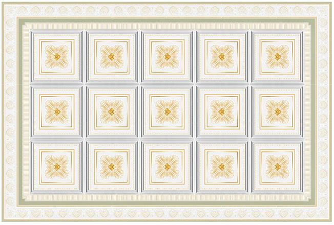 白金漢宮系列搭配圖-全屋整裝餐廳吊頂抗菌吊頂效果圖