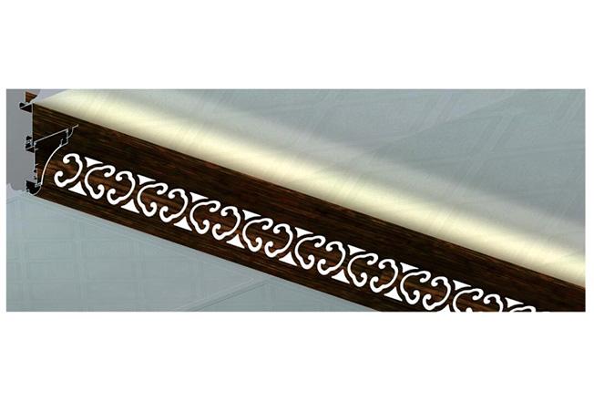 二級(jí)燈槽天女散花-全屋整裝抗菌吊頂效果圖