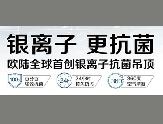 歐陸銀離子抗菌吊頂，為您營(yíng)造健康生活空間