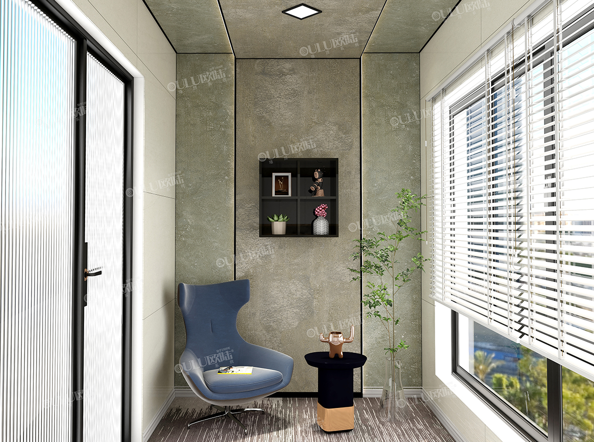 云霧石組合-陽臺(tái)空間效果圖